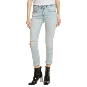 Rag & Bone‎ Dre Mid-Rise Straight Leg Jeans in Glena Size 26